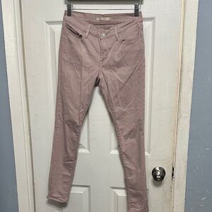 Mauve Skinny Jeans